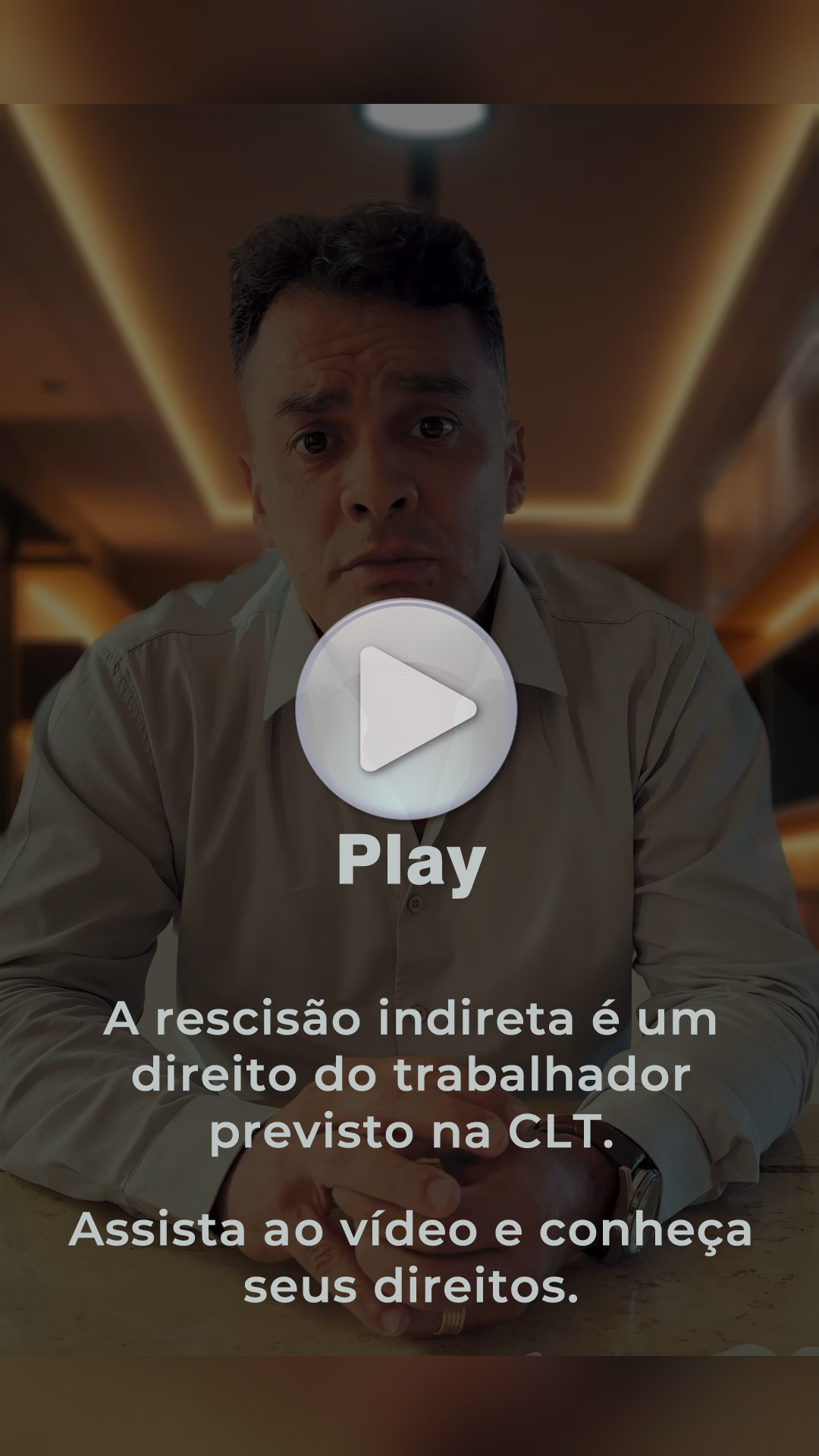 Vídeo de rescisão indireta
